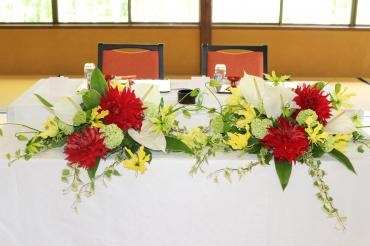 2組の婚礼用のお花♬｜「アライ花店」　（山形県山形市の花キューピット加盟店 花屋）のブログ