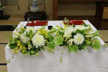 御祝いの席のお花♬｜「アライ花店」　（山形県山形市の花キューピット加盟店 花屋）のブログ