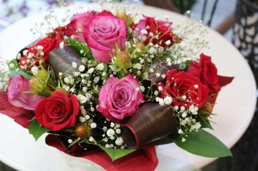 結婚記念日のお祝いアレンジ♬｜「アライ花店」　（山形県山形市の花キューピット加盟店 花屋）のブログ