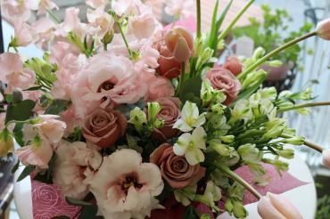 ピンク系アレンジ♬｜「アライ花店」　（山形県山形市の花キューピット加盟店 花屋）のブログ