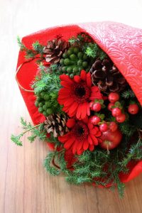 クリスマスの花束｜「アライ花店」　（山形県山形市の花キューピット加盟店 花屋）のブログ