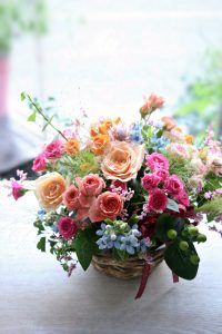 結婚のお祝いアレンジメント|「アライ花店」　（山形県山形市の花屋）のブログ
